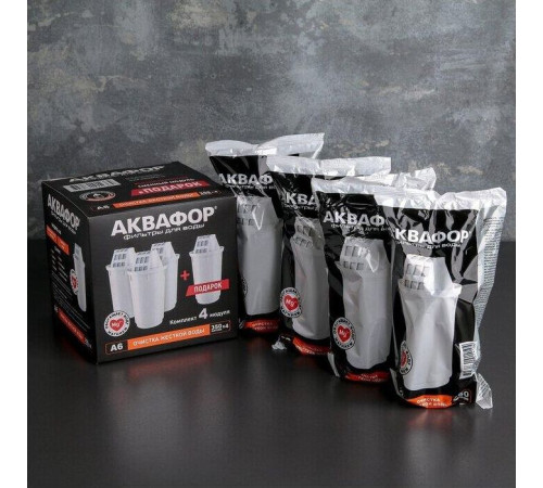 АКВАФОР А6 Комплект модулей сменных фильтрующих (4 шт.)