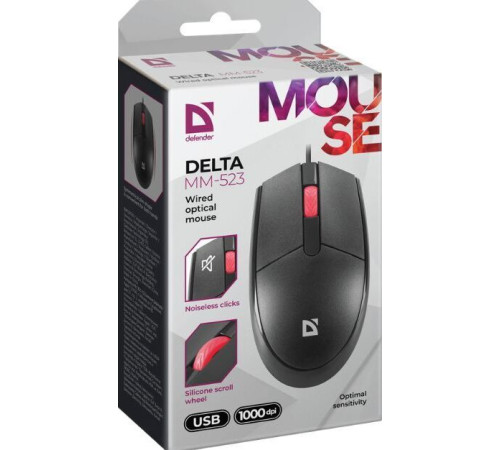 DEFENDER (52523) DELTA MM-523 черный