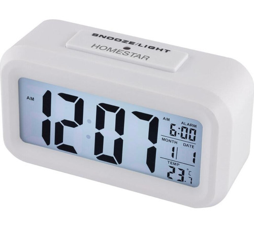 HOMESTAR Часы электронные HOMESTAR HS-0110 белые 104307