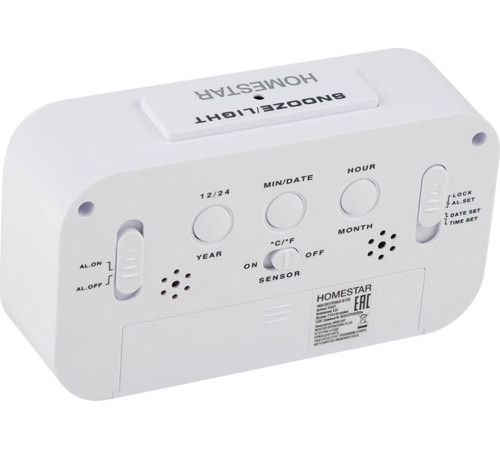 HOMESTAR Часы электронные HOMESTAR HS-0110 белые 104307