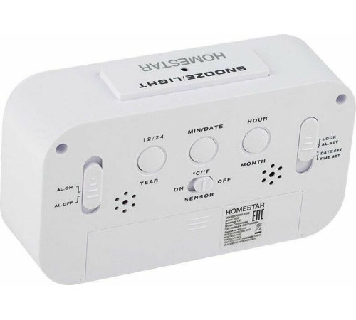 HOMESTAR Часы электронные HOMESTAR HS-0110 белые 104307