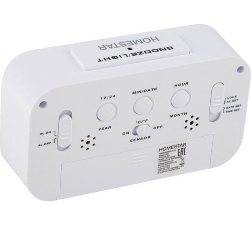 HOMESTAR Часы электронные HOMESTAR HS-0110 белые 104307
