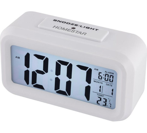 HOMESTAR Часы электронные HOMESTAR HS-0110 белые 104307