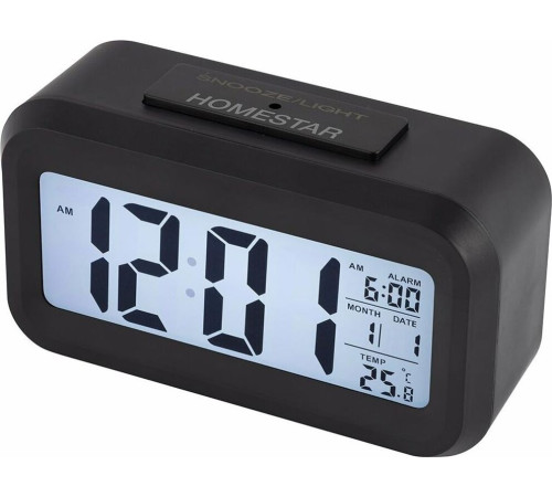 HOMESTAR Часы электронные HOMESTAR HS-0110 черные 104305