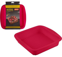 MALLONY Форма для выпечки квадратная ROSEO (силикон) (007237)