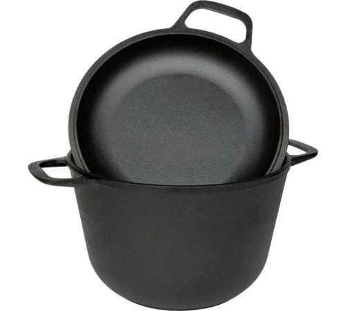 ГАРДАРИКА 1306-4 чугун 6,0л с крышкой-сковородой 550002174