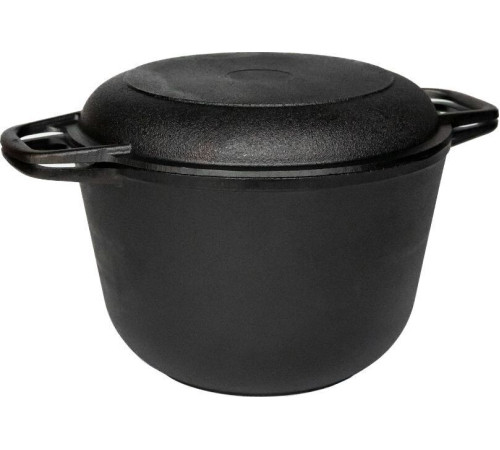 ГАРДАРИКА 1306-4 чугун 6,0л с крышкой-сковородой 550002174