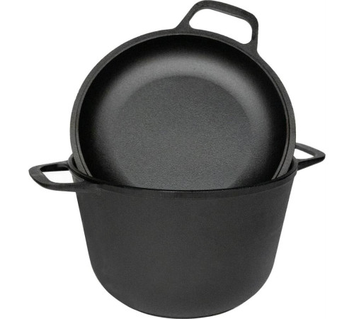 ГАРДАРИКА 1306-4 чугун 6,0л с крышкой-сковородой 550002174