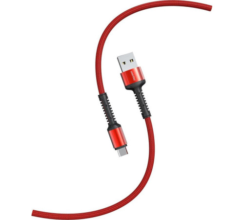 SMARTBUY (iK-12-S26r) S26 MicroUSB красный, 3 А, QC, нейл.,1 м