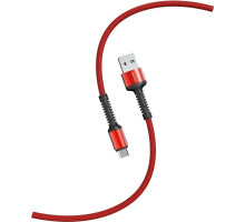SMARTBUY (iK-12-S26r) S26 MicroUSB красный, 3 А, QC, нейл.,1 м