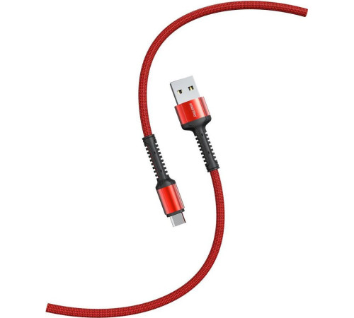 SMARTBUY (iK-12-S26r) S26 MicroUSB красный, 3 А, QC, нейл.,1 м