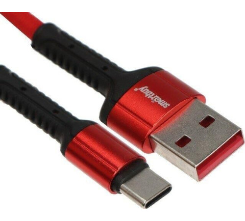 SMARTBUY (iK-12-S26r) S26 MicroUSB красный, 3 А, QC, нейл.,1 м