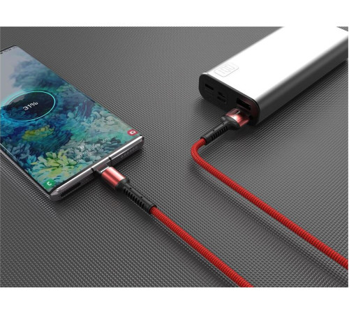 SMARTBUY (iK-12-S26r) S26 MicroUSB красный, 3 А, QC, нейл.,1 м