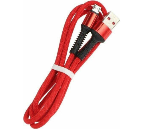 SMARTBUY (iK-12-S26r) S26 MicroUSB красный, 3 А, QC, нейл.,1 м