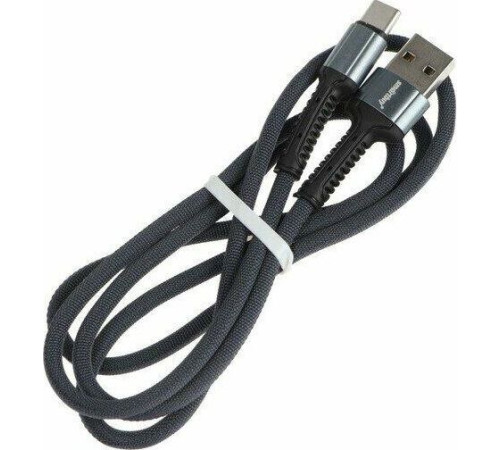SMARTBUY (iK-3112-S26bg) S26 Type C черн./сер.,3 А,QC,нейл.,1 м