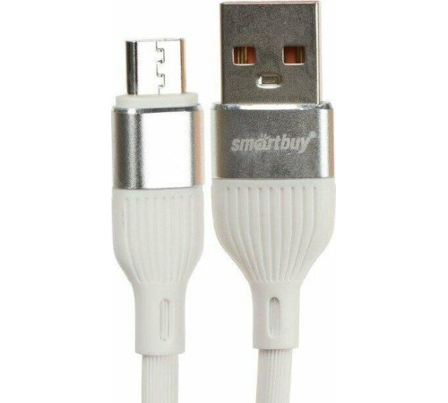 SMARTBUY (iK-12-S72w) S72 MicroUSB белый, 2.4 А, сил., 1м