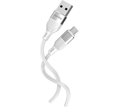 SMARTBUY (iK-12-S72w) S72 MicroUSB белый, 2.4 А, сил., 1м