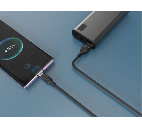 SMARTBUY (iK-12-S72b) S72 MicroUSB черный, 2.4 А, сил., 1м