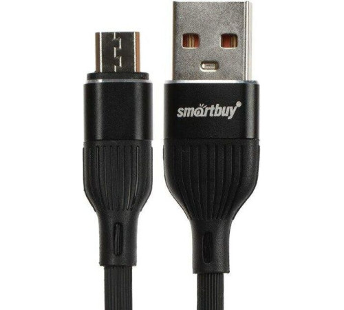 SMARTBUY (iK-12-S72b) S72 MicroUSB черный, 2.4 А, сил., 1м
