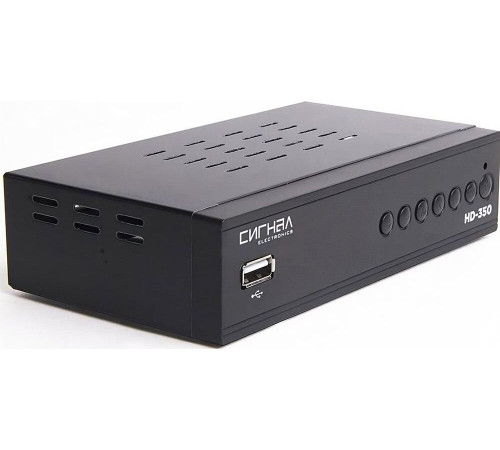 СИГНАЛ DOLBY DIGITAL DVB-T2/C HD HD-350 металл, дисплей