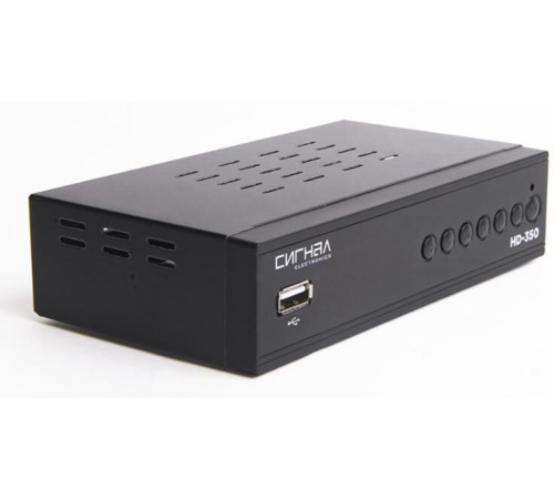 СИГНАЛ DOLBY DIGITAL DVB-T2/C HD HD-350 металл, дисплей