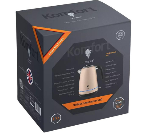 LEONORD LE-1503 (1,7 л) стальной, цветной 104861