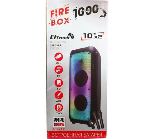 ELTRONIC (20-61) FIRE BOX 1000 - колонка 10