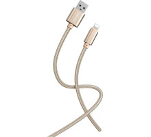 SMARTBUY (iK-512-S02g) S02 Lightning золотистый, 3 А, 1 м,