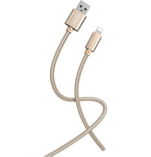 SMARTBUY (iK-512-S02g) S02 Lightning золотистый, 3 А, 1 м,