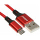 SMARTBUY (iK-22-S14rb) S14 MicroUSB красный/черн., 3 А, 2 м