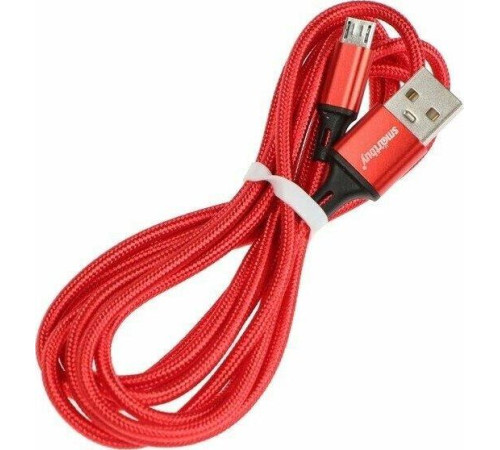 SMARTBUY (iK-22-S14rb) S14 MicroUSB красный/черн., 3 А, 2 м