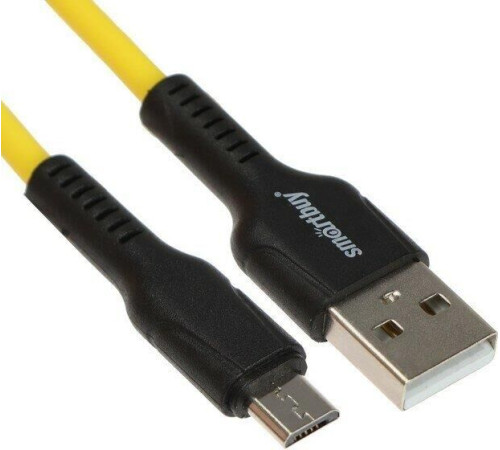 SMARTBUY (iK-12-S21by) S21 MicroUSB желтый, 2.4 А, сил., 1 м
