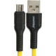 SMARTBUY (iK-12-S21by) S21 MicroUSB желтый, 2.4 А, сил., 1 м