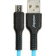 SMARTBUY (iK-12-S21bb) S21 MicroUSB синий, 2.4 А, сил., 1 м
