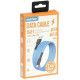 SMARTBUY (iK-12-S21bb) S21 MicroUSB синий, 2.4 А, сил., 1 м