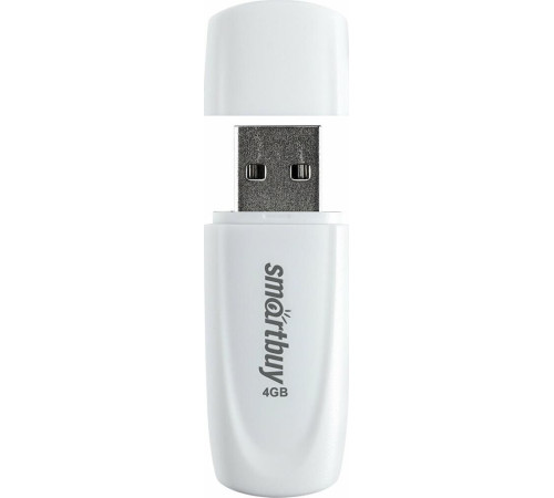 SMARTBUY (SB004GB2SCW) UFD 2.0 004GB Scout White белый