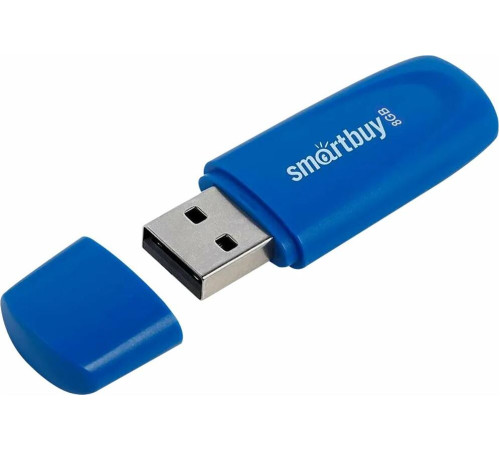SMARTBUY (SB008GB2SCB) UFD 2.0 008GB Scout Blue синий