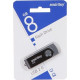 SMARTBUY (SB008GB2TWK) UFD 2.0 008GB Twist Black черный