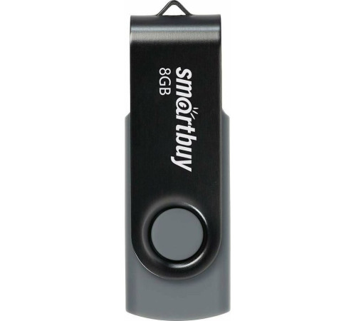 SMARTBUY (SB008GB2TWK) UFD 2.0 008GB Twist Black черный