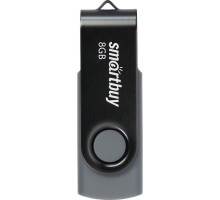 SMARTBUY (SB008GB2TWK) UFD 2.0 008GB Twist Black черный