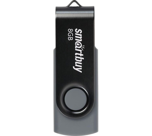 SMARTBUY (SB008GB2TWK) UFD 2.0 008GB Twist Black черный