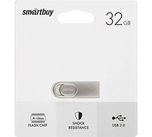 SMARTBUY (SB32GBM3) UFD 2.0 032GB M3 Metal стальной