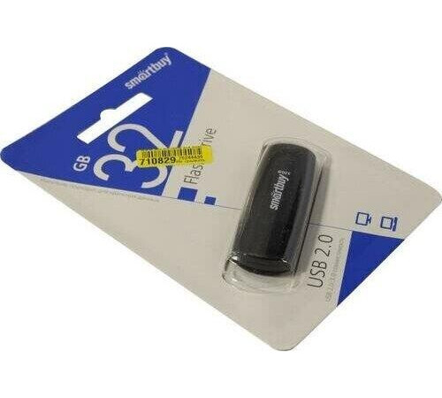 SMARTBUY (SB032GB2SCK) UFD 2.0 032GB Scout Black черный