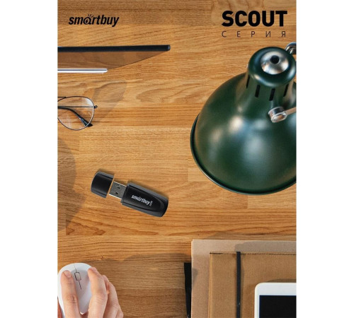 SMARTBUY (SB032GB2SCK) UFD 2.0 032GB Scout Black черный