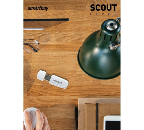 SMARTBUY (SB032GB2SCW) UFD 2.0 032GB Scout White белый