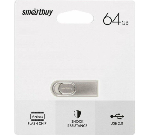 SMARTBUY (SB64GBM3) 064GB UFD 2.0 M3 Metal стальной