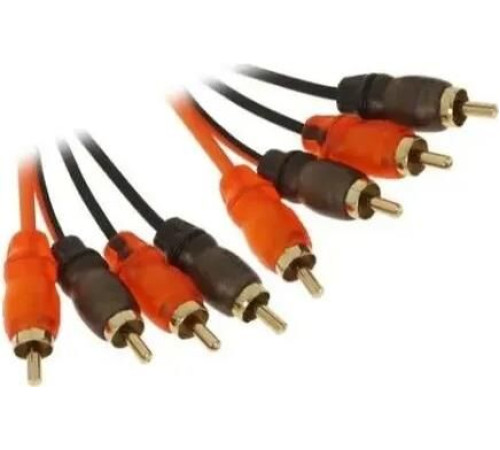 EDGE EDC-RB204 межблочный 2.5м черный/жёлтый (упак.:1шт)