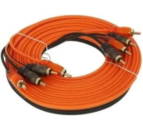 EDGE EDC-RB204 межблочный 2.5м черный/жёлтый (упак.:1шт)