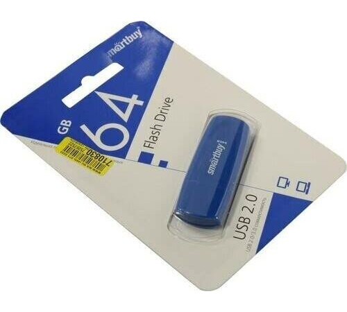 SMARTBUY (SB064GB2SCB) UFD 2.0 064GB Scout Blue синий