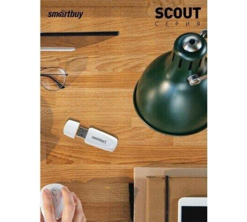 SMARTBUY (SB064GB2SCW) UFD 2.0 064GB Scout White белый